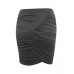 Ruched Jersey Mini Skirt